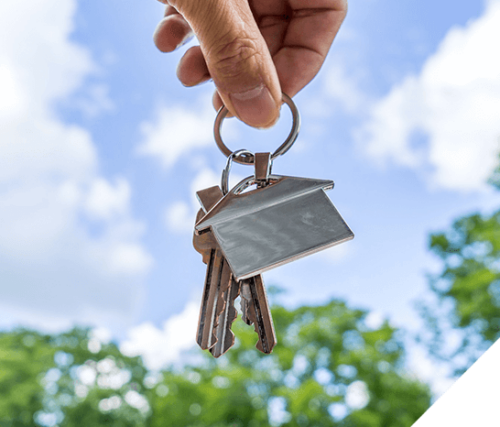 House Keys on Keychain
